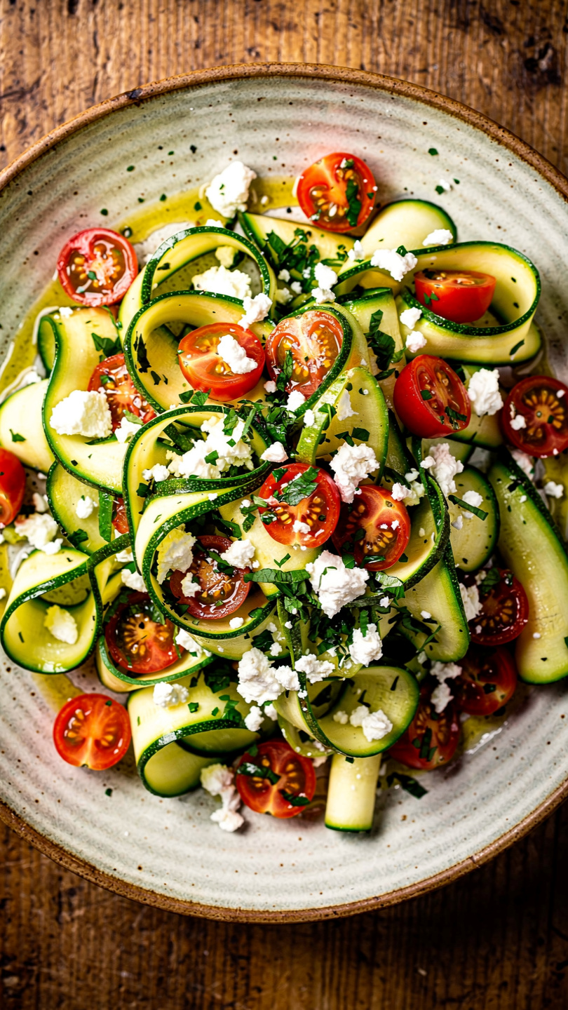 Fresh Zucchini Salad Recipe (Light, Crispy, and Irresistible)