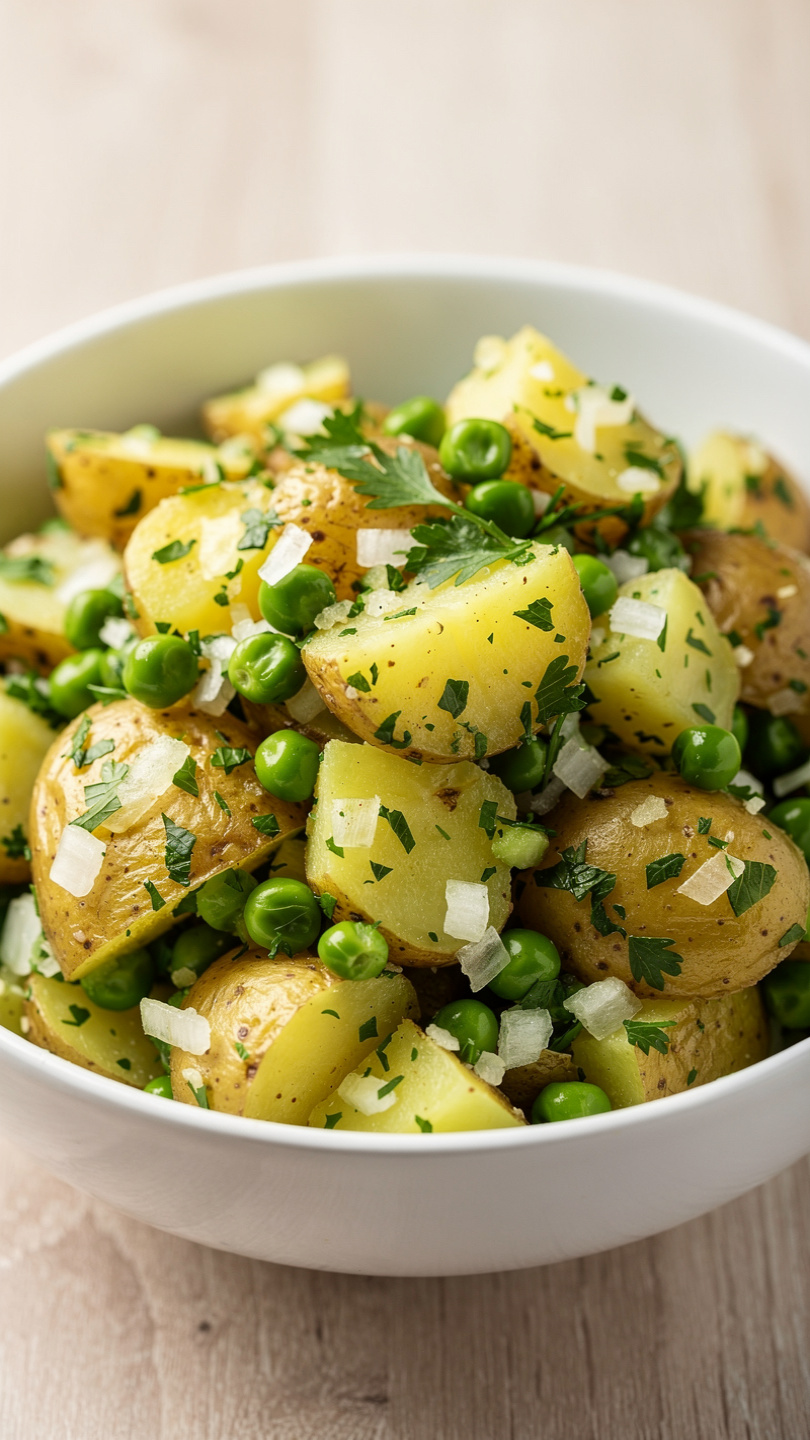 Warm Potato Salad with Homemade Dressing