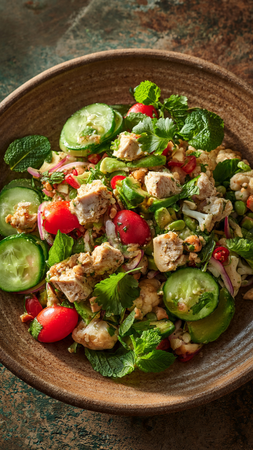 Whole30 Chicken Salad with Grapes and Pecans