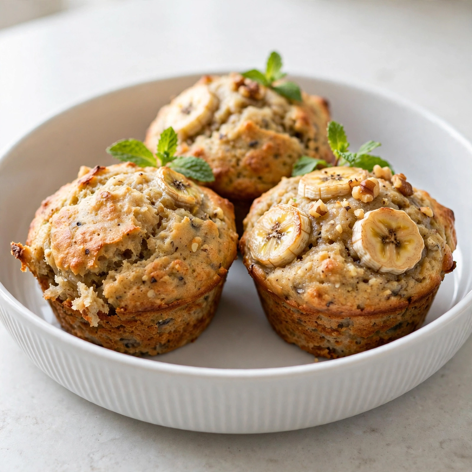 Air Fryer Banana Muffins
