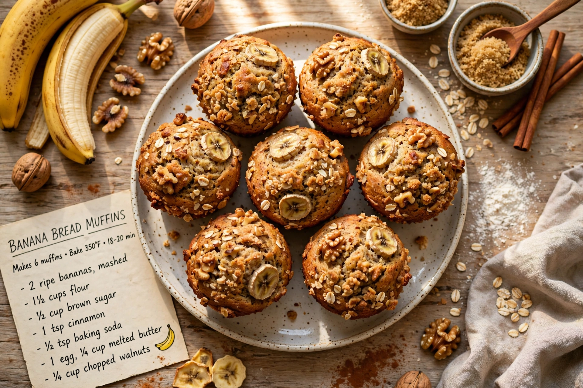 Banana Bread Muffins