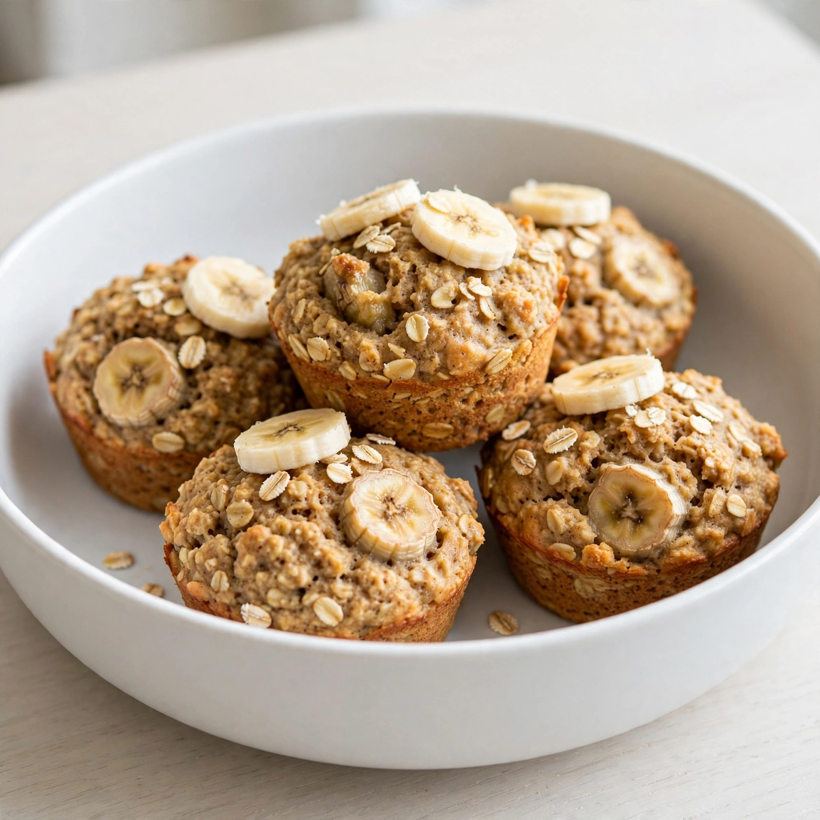 Banana Oatmeal Muffins