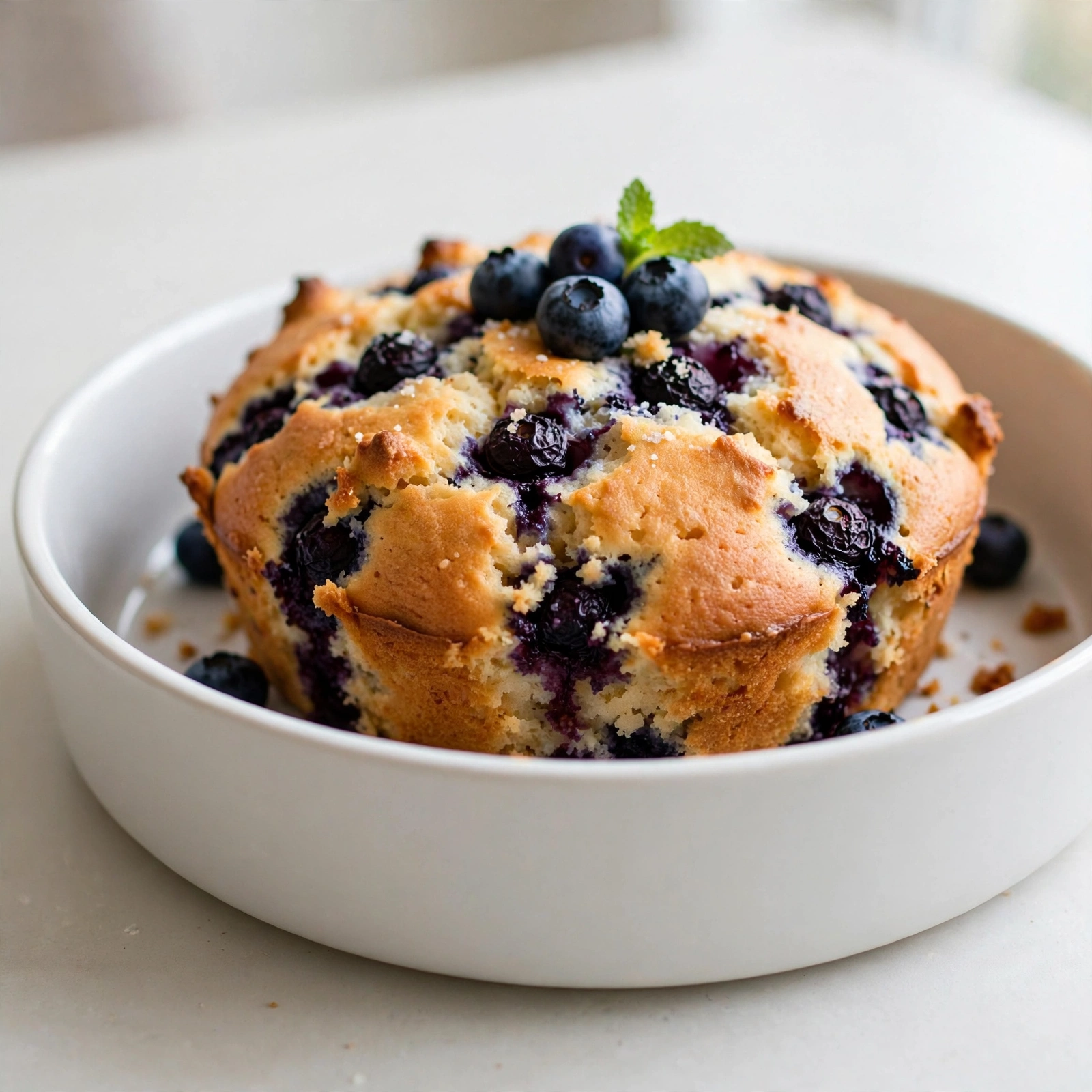 Blueberry Muffin Mug Cake