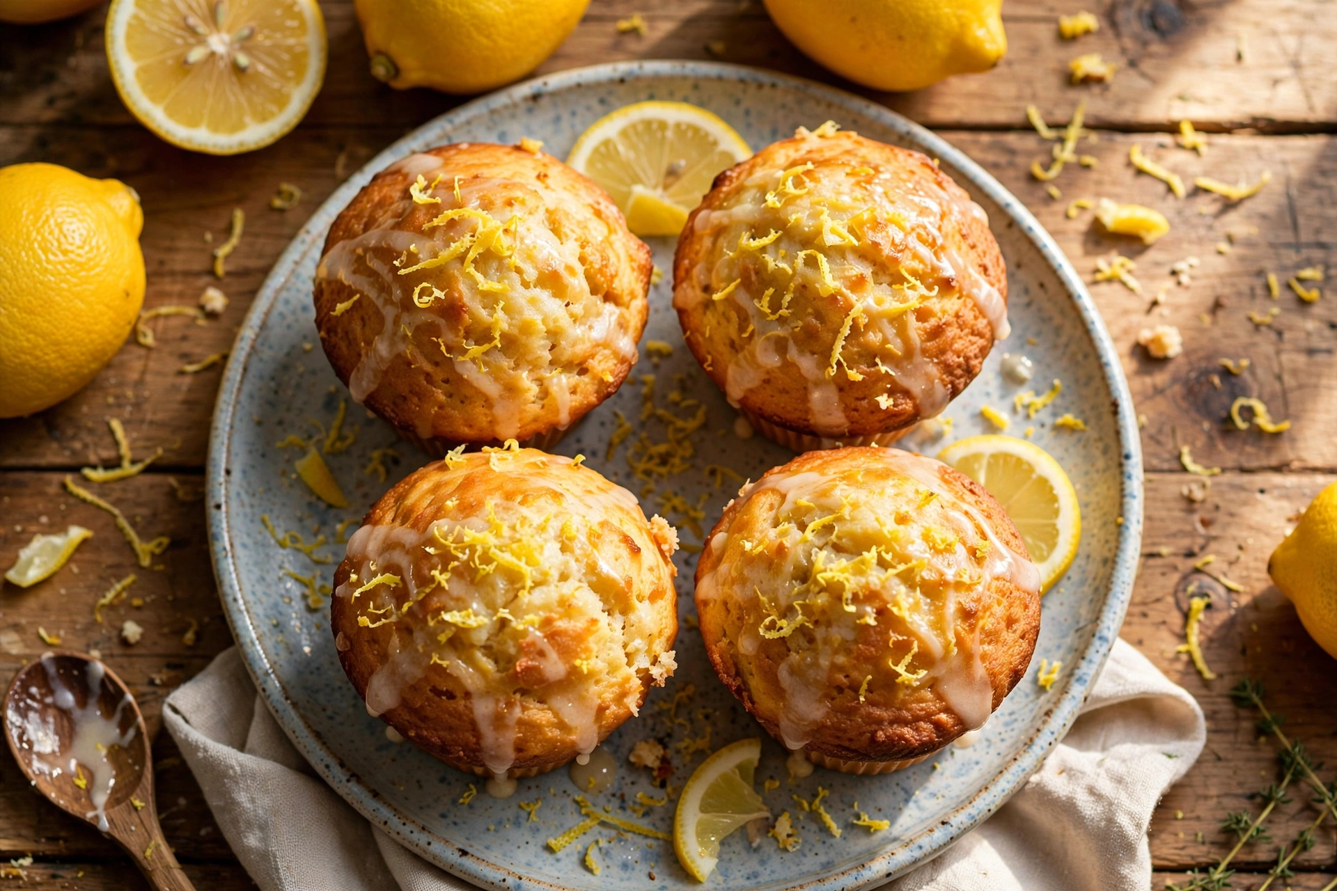 Perfect Lemon Muffins