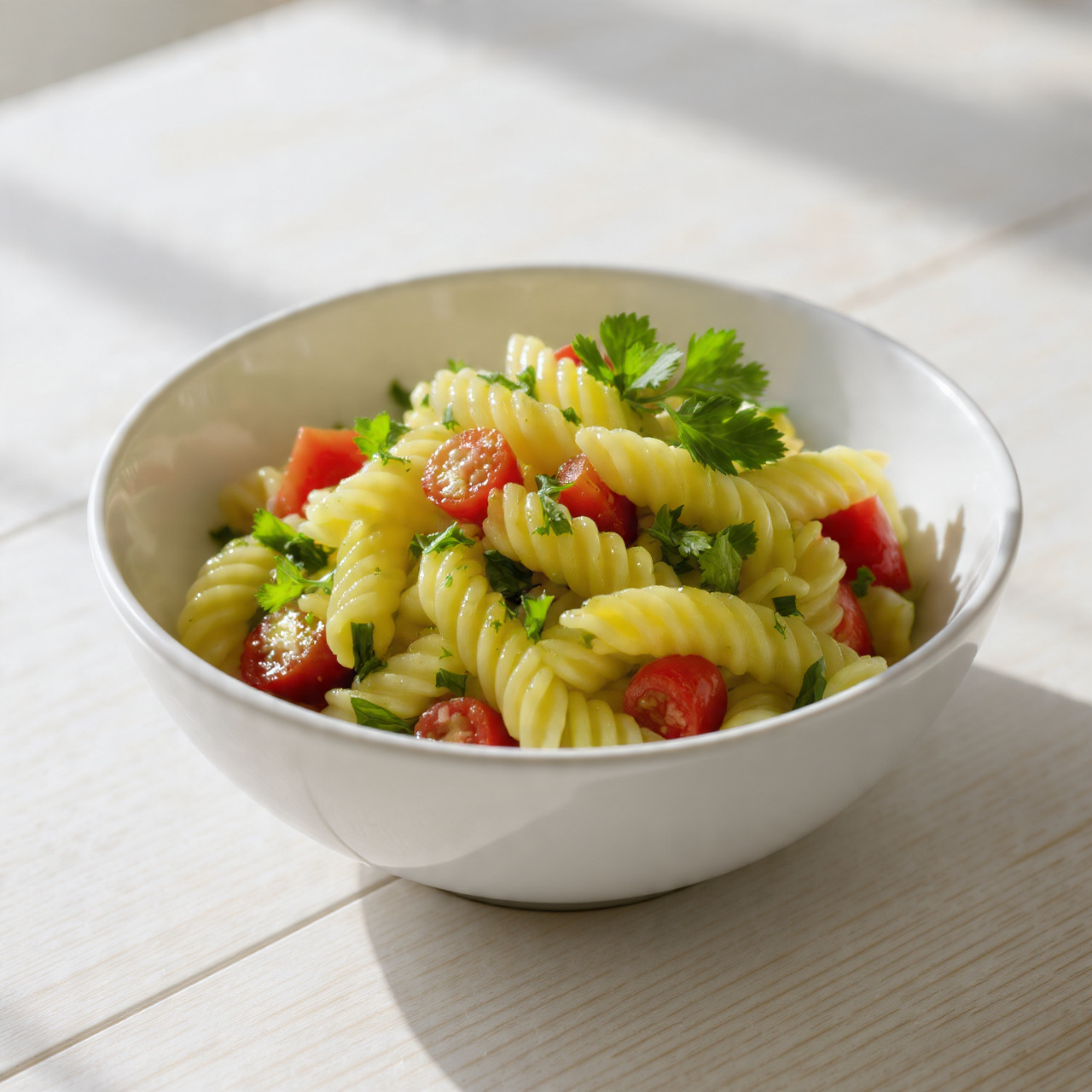 Tricolor Pasta Salad with Italian Dressing