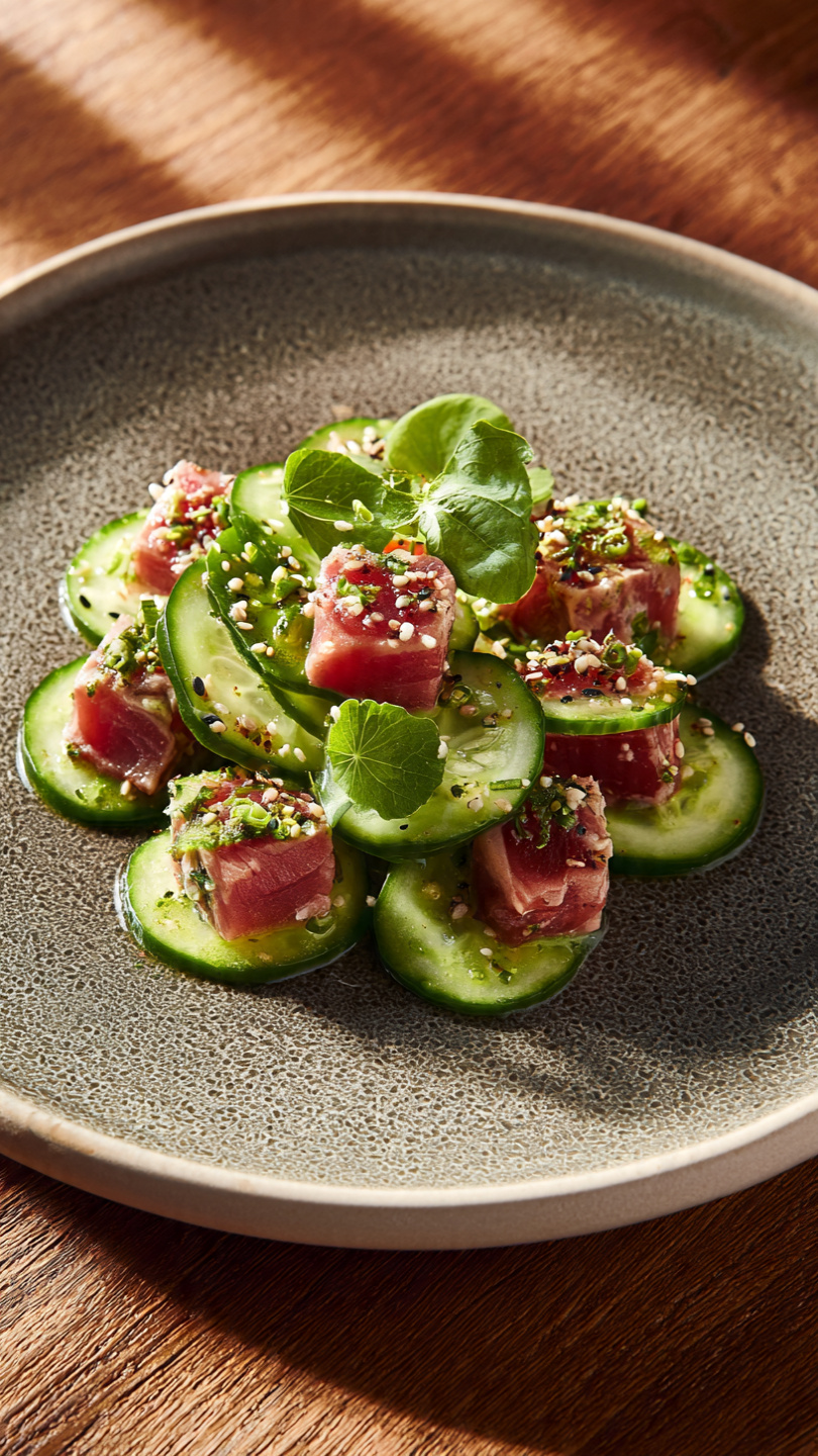 Tuna Cucumber Salad