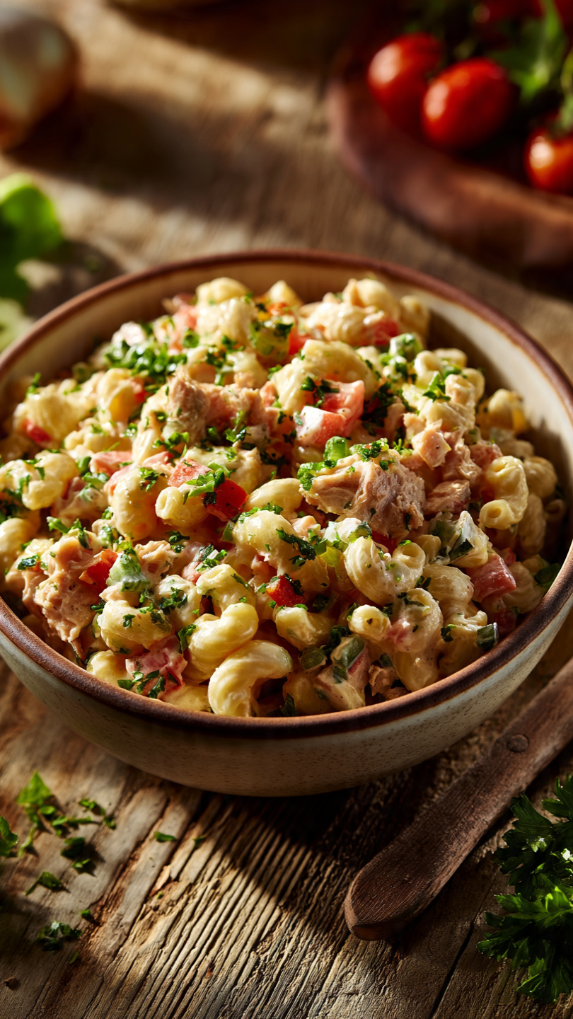 Classic Tuna Macaroni Salad (Creamy, Easy, and Crowd-Pleasing)